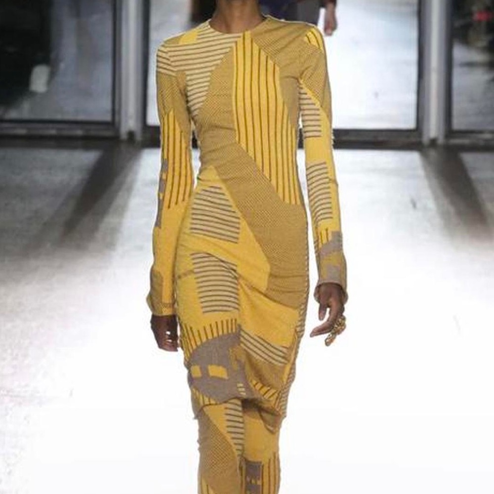 Acne Studios Radella Jacquard Midi Dress